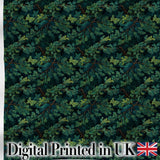 Vintage Pine Tree Repeat Pattern on Beige Background Digital Print Fabric by the Metre UK Sewing Quilting Textile