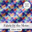 Pastel Watercolor Galaxy Space Clouds Seamless Pattern Soft Cosmic Digital Print Fabric by the Metre UK Sewing Quilting Textile