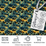 Starry Night Swirling Sky with Bats Artistic Van Gogh Style Halloween   Digital Print Fabric by the Metre UK Sewing Quilting Textile