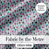 Soft Pastel Ice Cream Cone Repeat on Neutral Background Minimal Sweet Pattern Digital Print Fabric by the Metre UK Sewing Quilting Textile