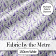 Vintage Inspired Blue Floral Damask Pattern with Ornate Detailing Digital Print Fabric by the Metre UK Sewing Quilting Textile