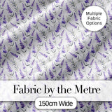 Vintage Inspired Blue Floral Damask Pattern with Ornate Detailing Digital Print Fabric by the Metre UK Sewing Quilting Textile