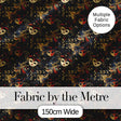 Colourful Carnival Masks with Feathers and Floral Accents Seamless Pattern Digital Print Fabric by the Metre UK Sewing Quilting Textile