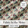 Golden Venetian Masks with Decorative Elements on Cream Seamless Pattern Digital Print Fabric by the Metre UK Sewing Quilting Textile
