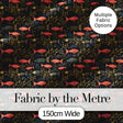 Underwater Garden Fish Pattern with Lush Sea Plants on Deep Blue Digital Print Fabric by the Metre UK Sewing Quilting Textile
