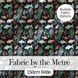 Cute Coral and Mint Fish with Seaweed Ocean Seamless Pattern Digital Print Fabric by the Metre UK Sewing Quilting Textile