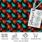 Abstract Paint Splatter Burst Neon Seamless Pattern Digital Print Fabric by the Metre UK Sewing Quilting Textile