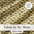 Vintage Camera Scatter Pattern on Warm Beige Background Seamless Design Digital Print Fabric by the Metre UK Sewing Quilting Textile
