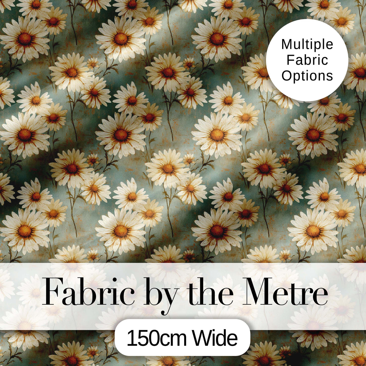 Pastel Fern Leaves in Soft Multicolour Botanical Pattern Digital Print Fabric by the Metre UK Sewing Quilting Textile