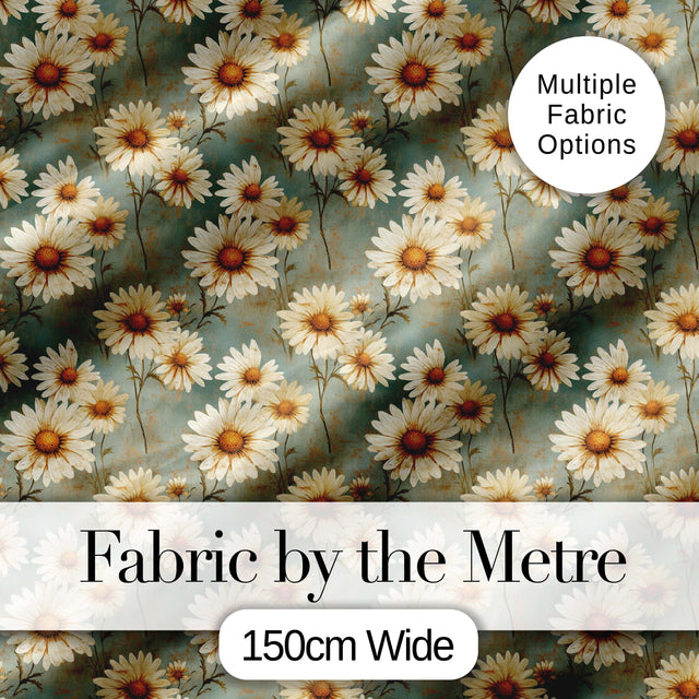 Pastel Fern Leaves in Soft Multicolour Botanical Pattern Digital Print Fabric by the Metre UK Sewing Quilting Textile
