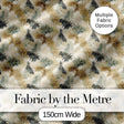 Neutral Beige Tropical Palm Leaf Watercolor Seamless Pattern Digital Print Fabric by the Metre UK Sewing Quilting Textile