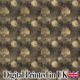 Neutral Moon Circle Seamless Pattern Abstract Earth Tone Grunge Design Digital Print Fabric by the Metre UK Sewing Quilting Textile