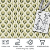 Soft Sage Green Floral Damask Seamless Pattern on Light Background Elegant Digital Print Fabric by the Metre UK Sewing Quilting Textile
