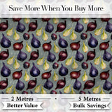 Colorful Onion Variety Seamless Pattern Rustic Farm Produce Design Digital Print Fabric by the Metre UK Sewing Quilting Textile