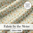 Watercolor Onion and Herb Seamless Pattern Light Botanical Kitchen Design Digital Print Fabric by the Metre UK Sewing Quilting Textile