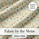 Watercolor Onion and Herb Seamless Pattern Light Botanical Kitchen Design Digital Print Fabric by the Metre UK Sewing Quilting Textile