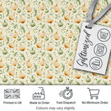 Watercolor Onion and Herb Seamless Pattern Light Botanical Kitchen Design Digital Print Fabric by the Metre UK Sewing Quilting Textile