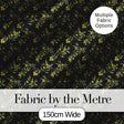 Olive Branches and Olives Seamless Pattern Dark Botanical Mediterranean Design Digital Print Fabric by the Metre UK Sewing Quilting Textile