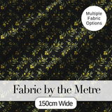 Olive Branches and Olives Seamless Pattern Dark Botanical Mediterranean Design Digital Print Fabric by the Metre UK Sewing Quilting Textile