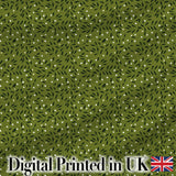 Green Olive Leaf Scatter Seamless Pattern Organic Nature Design Digital Print Fabric by the Metre UK Sewing Quilting Textile
