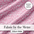 Pink Abstract Animal Print Seamless Pattern Soft Organic Shape Design Digital Print Fabric by the Metre UK Sewing Quilting Textile