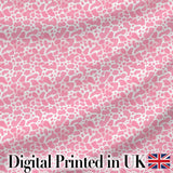 Pink Abstract Animal Print Seamless Pattern Soft Organic Shape Design Digital Print Fabric by the Metre UK Sewing Quilting Textile