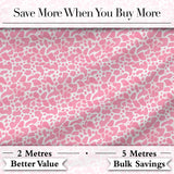 Pink Abstract Animal Print Seamless Pattern Soft Organic Shape Design Digital Print Fabric by the Metre UK Sewing Quilting Textile