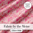 Pink Watercolor Leopard Print Seamless Pattern Blended Animal Texture Design Digital Print Fabric by the Metre UK Sewing Quilting Textile