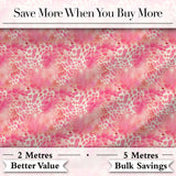 Pink Watercolor Leopard Print Seamless Pattern Blended Animal Texture Design Digital Print Fabric by the Metre UK Sewing Quilting Textile