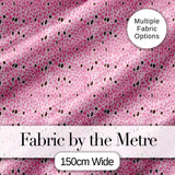 Pink Sprinkle Dot Seamless Pattern Minimal Confetti Style Design Digital Print Fabric by the Metre UK Sewing Quilting Textile
