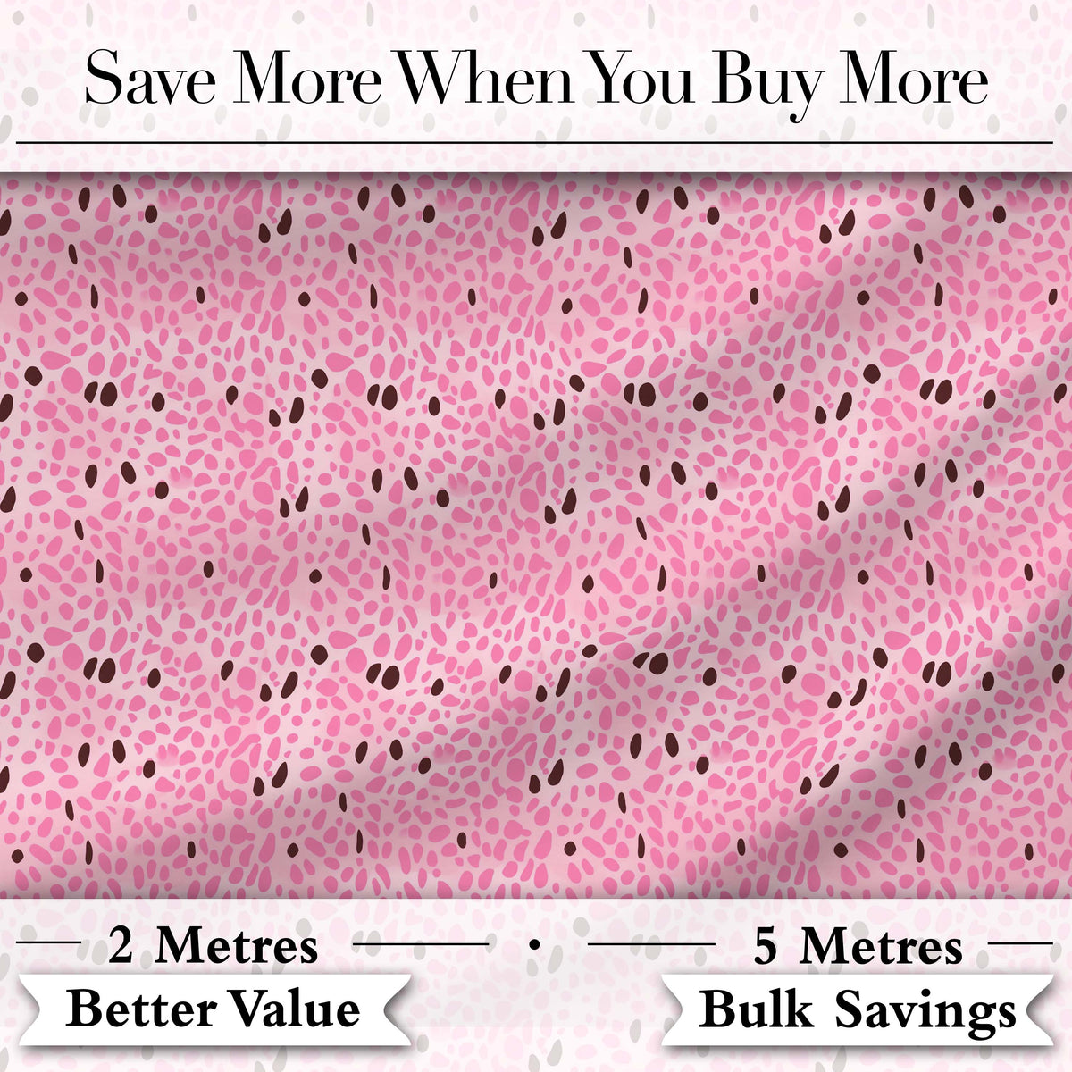 Pink Sprinkle Dot Seamless Pattern Minimal Confetti Style Design Digital Print Fabric by the Metre UK Sewing Quilting Textile