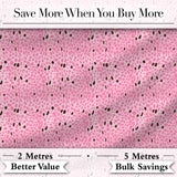 Pink Sprinkle Dot Seamless Pattern Minimal Confetti Style Design Digital Print Fabric by the Metre UK Sewing Quilting Textile