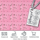 Pink Sprinkle Dot Seamless Pattern Minimal Confetti Style Design Digital Print Fabric by the Metre UK Sewing Quilting Textile