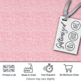 Pastel Pink Watercolour Animal Print Soft Blended Seamless Pattern Digital Print Fabric by the Metre UK Sewing Quilting Textile