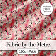 Pink Coral Watercolour Animal Texture Organic Seamless Pattern Digital Print Fabric by the Metre UK Sewing Quilting Textile