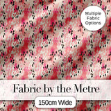 Pink Coral Watercolour Animal Texture Organic Seamless Pattern Digital Print Fabric by the Metre UK Sewing Quilting Textile