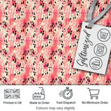 Pink Coral Watercolour Animal Texture Organic Seamless Pattern Digital Print Fabric by the Metre UK Sewing Quilting Textile