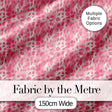 Soft Pink Watercolour Blotch Abstract Organic Seamless Pattern Digital Print Fabric by the Metre UK Sewing Quilting Textile