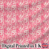 Soft Pink Watercolour Blotch Abstract Organic Seamless Pattern Digital Print Fabric by the Metre UK Sewing Quilting Textile
