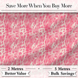Soft Pink Watercolour Blotch Abstract Organic Seamless Pattern Digital Print Fabric by the Metre UK Sewing Quilting Textile