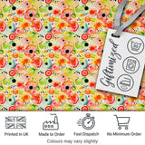 Watercolor Floral Dot Pattern Soft Pastel Abstract Circles Seamless Design Digital Print Fabric by the Metre UK Sewing Quilting Textile