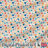 Watercolor Polka Dot Pattern Soft Pastel Abstract Spots Seamless Design Digital Print Fabric by the Metre UK Sewing Quilting Textile