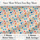 Watercolor Polka Dot Pattern Soft Pastel Abstract Spots Seamless Design Digital Print Fabric by the Metre UK Sewing Quilting Textile