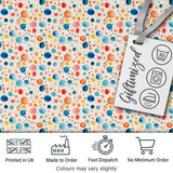 Watercolor Polka Dot Pattern Soft Pastel Abstract Spots Seamless Design Digital Print Fabric by the Metre UK Sewing Quilting Textile