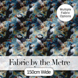 Painterly Puffin Coastal Pattern Artistic Wildlife Seamless Design Digital Print Fabric by the Metre UK Sewing Quilting Textile