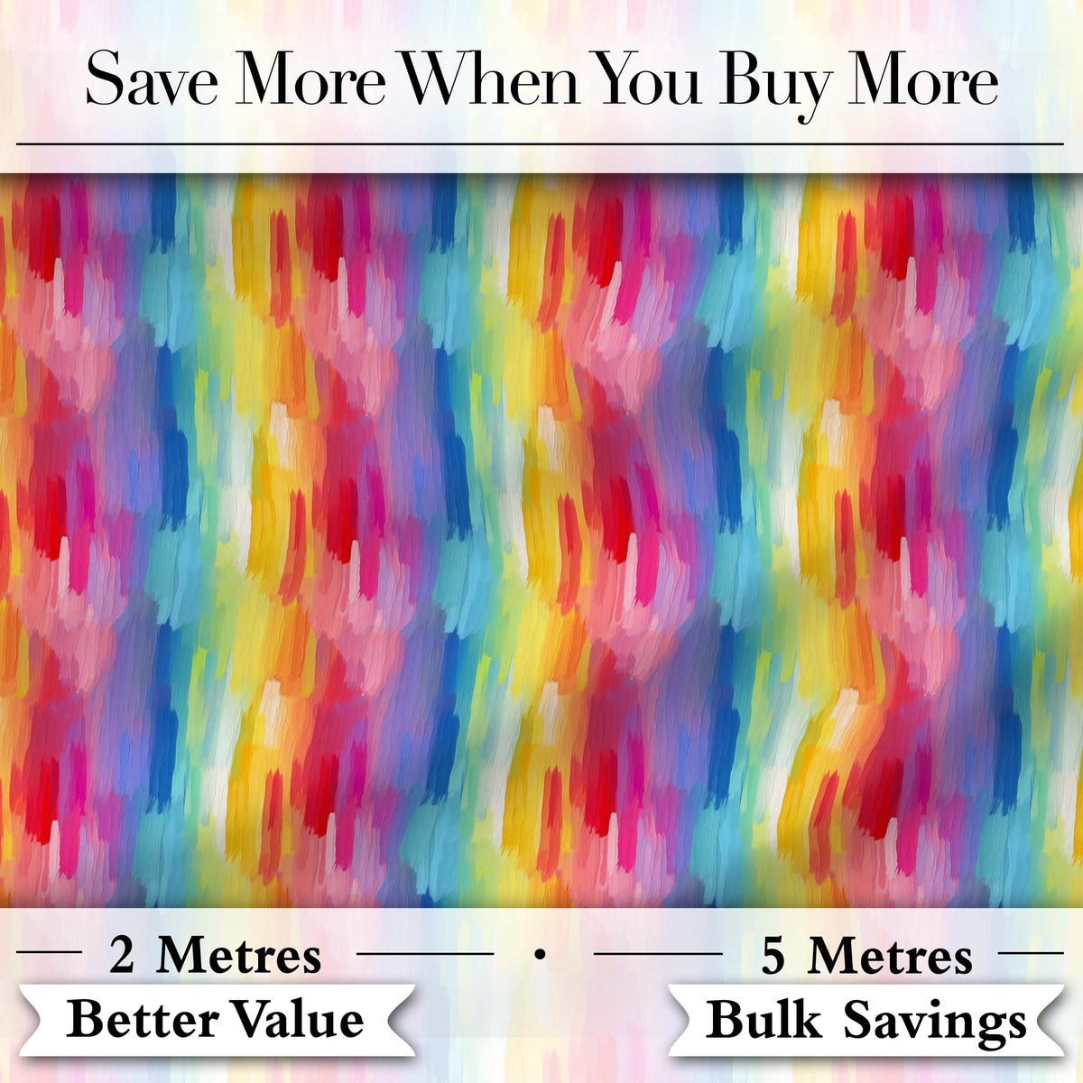 Soft Watercolor Vertical Brush Stroke Texture Seamless Pattern Digital Print Fabric by the Metre UK Sewing Quilting Textile