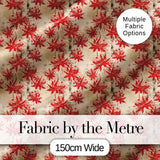 Grunge Red Floral Splash Abstract Seamless Pattern Digital Print Fabric by the Metre UK Sewing Quilting Textile