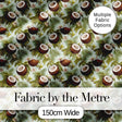 Fresh Coconut and Tropical Leaves with Flowers on Light Green Background  Digital Print Fabric by the Metre UK Sewing Quilting Textile
