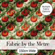 Vintage Red Tomatoes on Vine with Green Leaves Cream Background Seamless  Digital Print Fabric by the Metre UK Sewing Quilting Textile