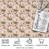 Soft Blush Pink Cherry Blossom Floral Seamless Pattern Digital Print Fabric by the Metre UK Sewing Quilting Textile